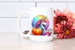 Vibrant Unicorn Hallo Drawing | Clipart Product Image 2