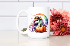 Vibrant Unicorn Hallo Drawing | Clipart Product Image 2