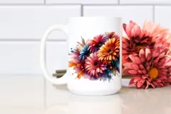 Vibrant Fairy House Rainbow Flower | Clipart Product Image 2