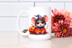 Simple Halloween Baby Mouse Drawing | Clipart Product Image 2