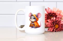 Simple Halloween Baby Mouse Drawing | Clipart Product Image 2