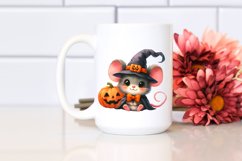 Simple Halloween Baby Mouse Drawing | Clipart Product Image 2