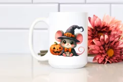 Simple Halloween Baby Mouse Drawing | Clipart Product Image 2