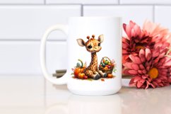 Baby Giraffe with Vegetables Basket | Clipart Product Image 2