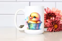 Cute Baby Duckling Clipart PNG Product Image 2