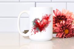 Broken Heart Love Clipart |T-shirt, Mug, Tumbler Product Image 3