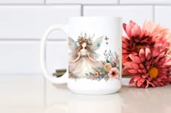 Washed Watercolor Boho Fairy PNG Product Image 2