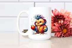 Revolting Baby Chicken with Raincoat PNG Product Image 2