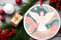 Round Christmass Ornament PNG Product Image 2