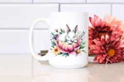 Watercolor Bunny Sleeping In | Sublimation | Clipart Product Image 2