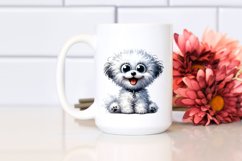 Crazy Bichon Frise | Sublimation | Clipart Product Image 2