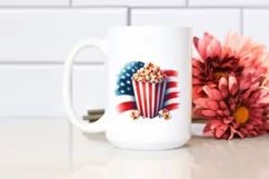 Vintage Popcorn USA Flag Collors Product Image 2