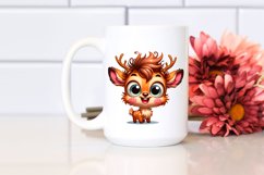 Cute Colorful Cartoon Deer | Sublimation | Clipart Product Image 2