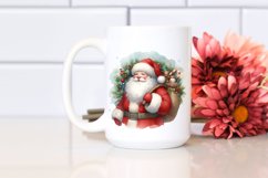 Colorful Christmas Santa PNG Product Image 2