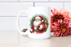 Colorful Christmas Santa PNG Product Image 2