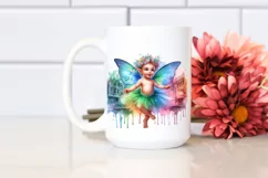 Baby Fairy with Broadway Stage PNG Product Image 2