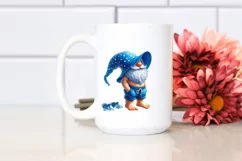 Vibrant Beach Gnome in Blue Accent Clothes | Clipart Product Image 2