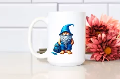 Detailed Beach Gnome in Blue Accent Clothes | Clipart Product Image 2