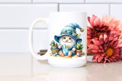 Detailed Cute Gnome in Watercolor | Sublimation Clipart Product Image 2