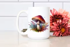 Detailed Pastel Mushroom, Transparent PNG Product Image 2