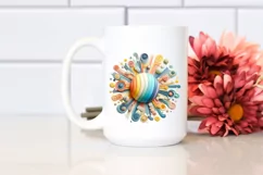 colorful Wimsicall Pastel Sun Clipart Product Image 2