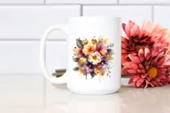 Vibrant Bouquet with Primrose and Splash | Clipart Product Image 2