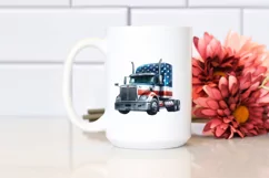 Detailed USA Truck Clipart Product Image 2