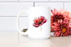 Shiny Poppy Golden | Sublimation | Clipart Product Image 2