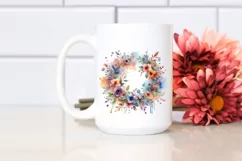 Colorful Watercolor Splash with Stains | Clipart Product Image 2