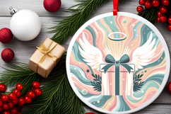 Round Christmass Ornament PNG Product Image 2