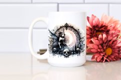 Watercolor Gothic Fairy | Sublimation Clipart Product Image 2