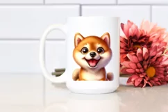 Crazy Shiba Inu | Sublimation | Clipart Product Image 2