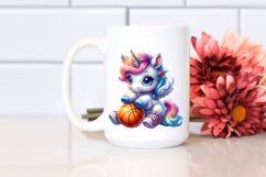 Cute Baby Unicorn Clipart Product Image 2