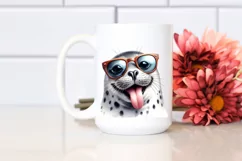 Funny Seal Portrait Sunglasses | Clipart Product Image 2