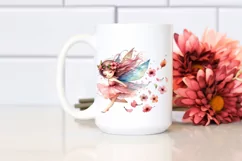 Colorful Watercolor Fairy Petals Wind Product Image 2