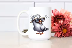 Confused Dove Sunglasses Teeth Goofy | Clipart Product Image 2