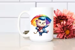 cheerful baby bear, High-Quality PNG Product Image 2