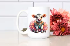 Colorful Baby Cow in Dancer's Attire Product Image 2