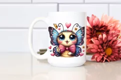 Funny Butterfly Love | Clipart Product Image 2
