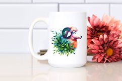 Abstract Watercolor Lamb Frame PNG Product Image 2
