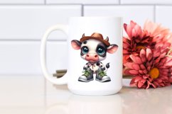 Confused Cow Clipart Product Image 2