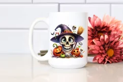 Funny Halloween Skull Goofy Smile | Clipart Product Image 2