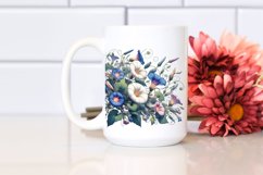 Morning Glory Artistic Scene | Sublimation | Clipart Product Image 2