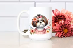 Funny Baby Shih Tzu | Sublimation | Clipart Product Image 2