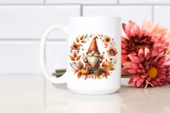 Detailed Autumn Gnome PNG Product Image 2