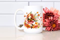 Colorful Fairy with Autumn Leaves PNG Product Image 2