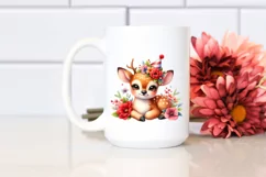 Sweet Baby Deer Resting | Clipart Product Image 2