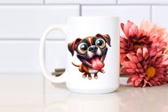 Funny Boxer with Big Popping Eyes | Sublimation | Clipart Product Image 2