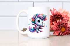 Dancing Baby Unicorn Clipart, Transparent PNG Product Image 2