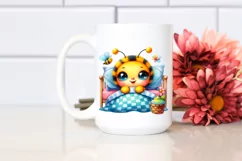 Colorful Baby Bee with Big Eyes in Bed Product Image 2